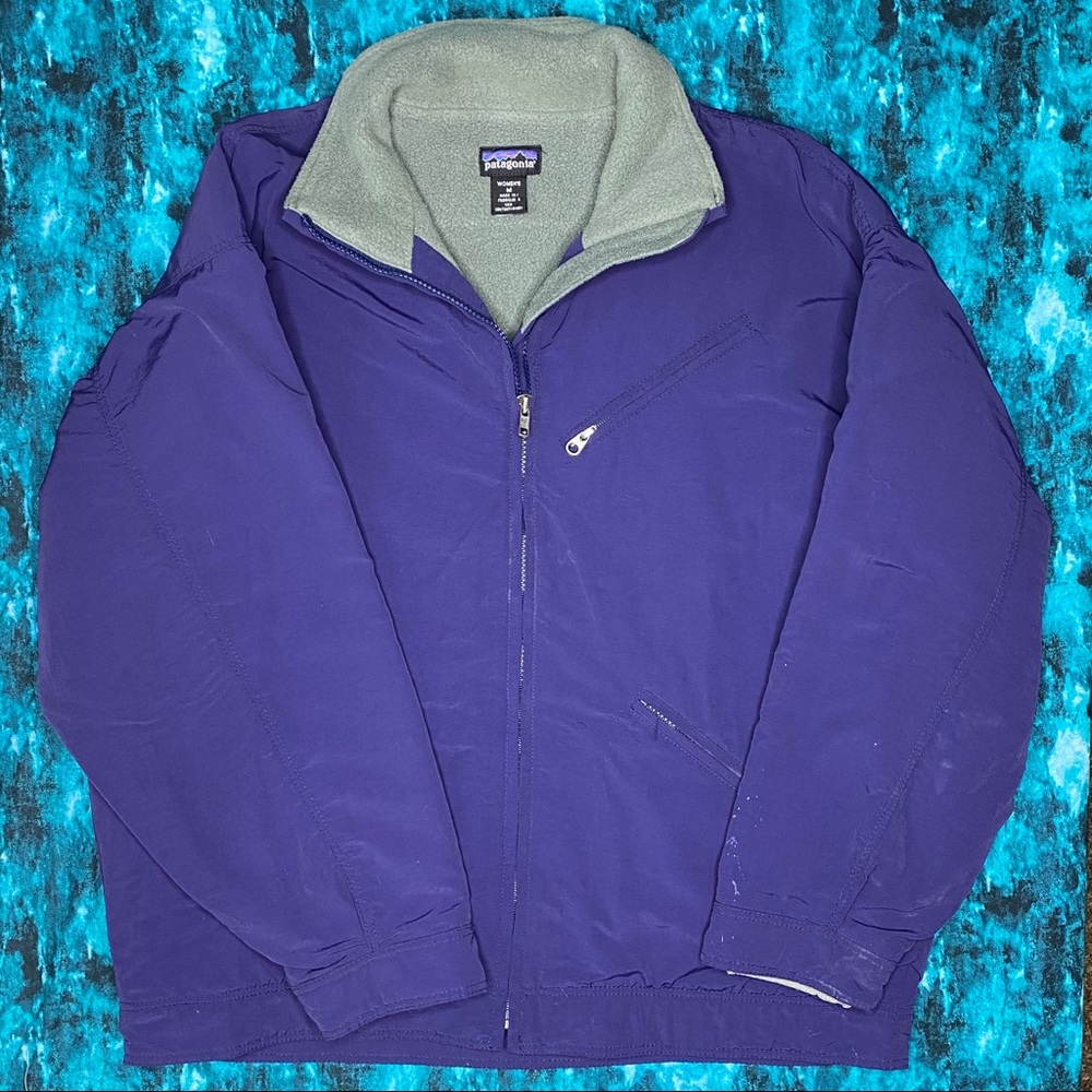 Vintage Patagonia Jacket 80s Medium Fleece Lined - Picture 2 of 10